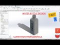 SOLIDWORKS Concept Design: Minimalist Water Bottle with Label | Part 2