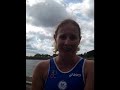 Clare Cunningham celebrates victory at the 2011 Tata Steel British Paratriathlon Championships