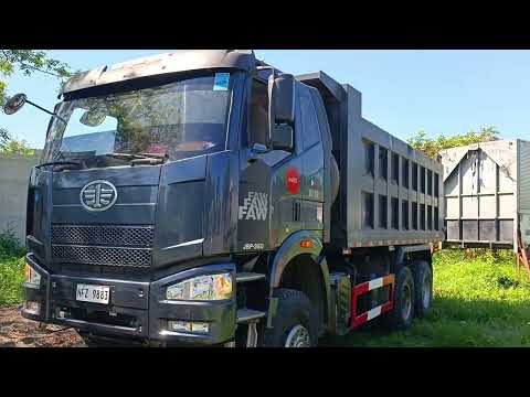 FAW J6P-350 Dump Truck Delivering 20m³ Flying Sand (Vibro)