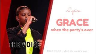 When The Party's Over - Billie Eilish (Grace - Knockouts The Voice Kids)