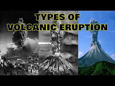 ज्वालामुखी विस्फोट के प्रकार (तागालोग)