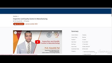 🔥100%🔥💥WEEK 4💥INSPECTION AND QUALITY CONTROL IN MANUFACTURING  ASSIGNMENT SOLUTION💥