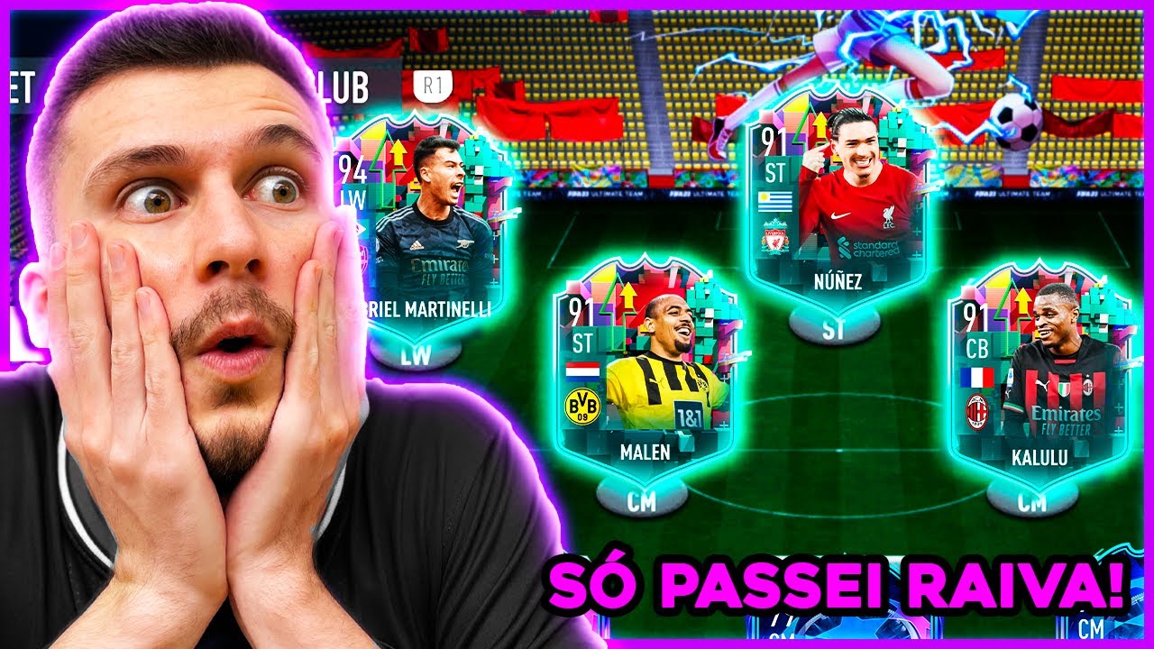 O PIOR TIME QUE JÁ MONTEI NO FIFA 23 🤬🤬🤬 SÓ DEI RAGE!! TIME FULL LEVEL UP PARTE 02 - ULTIMATE TEAM!