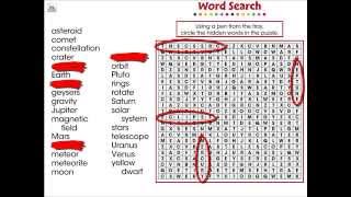 CC7557 Solar System: Word Search Mini V1.1 screenshot 2