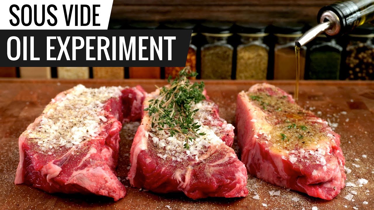 Sous Vide OIL EXPERIMENT Is Seasoned Oil Amazing with Sous Vide