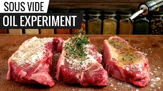 We all know butter is not a good thing with sous vide. but, seasoned
oil has to be right? i love many things. so on this episode put
this...