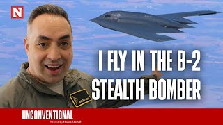 I Fly in the B2 Stealth Bomber!