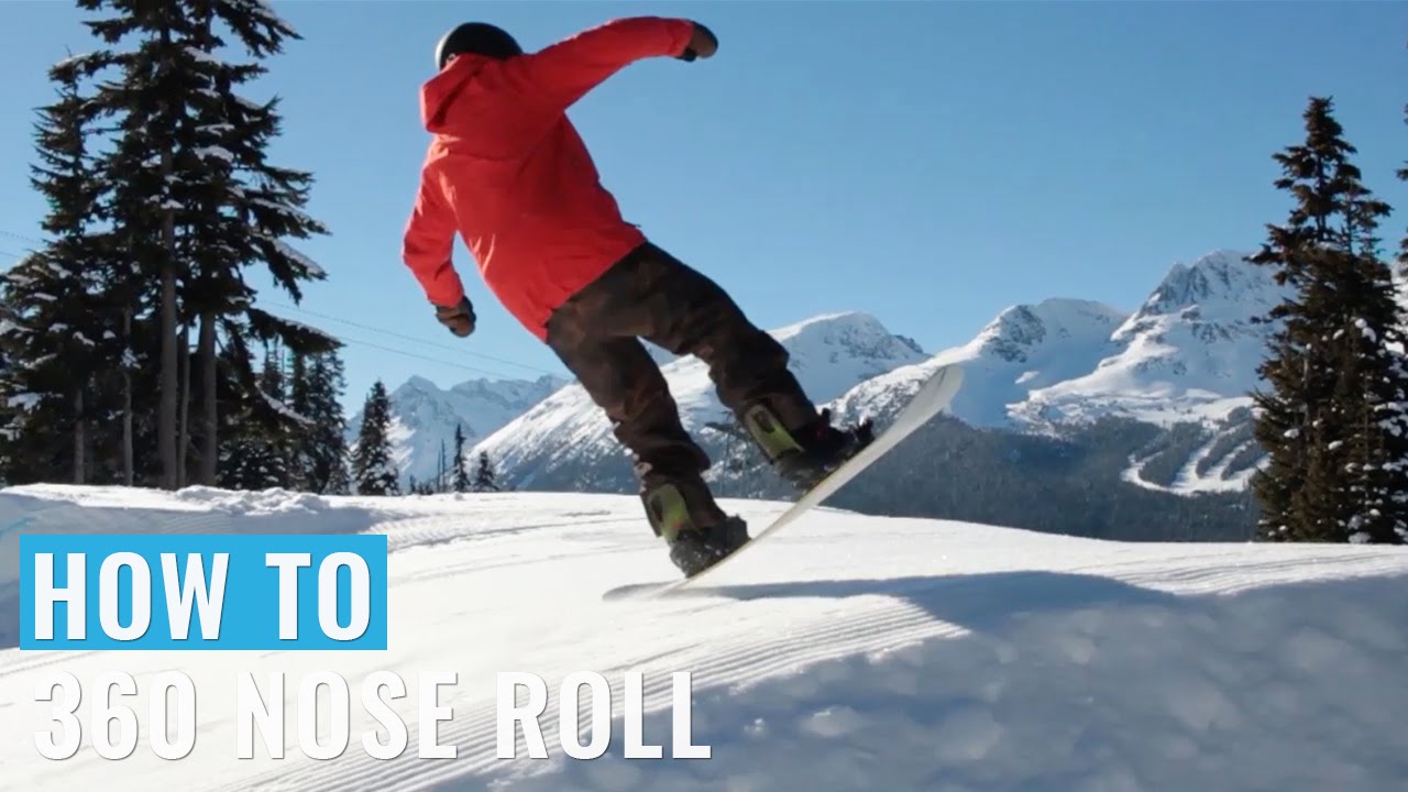 How To 360 Nose Roll On A Snowboard Youtube regarding How To Nose Roll Snowboard