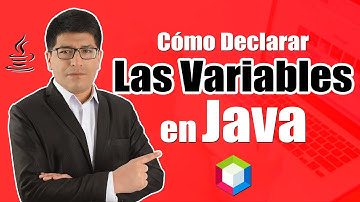 Cómo DECLARAR VARIABLES en JAVA - Curso de Java
