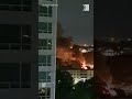 Video shows aftermath of fiery truck crash on Highway 401 near the DVP