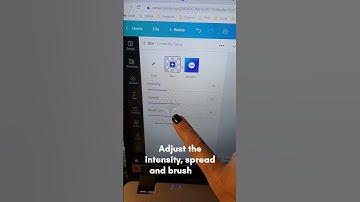 How to Blur pictures in Canva #Shorts #canvatips