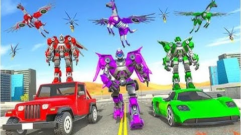 Amazing Horse Robot Jeep | Rescue City Transform Robot Car Android GamePlay | By Game Crazy