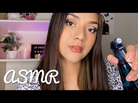 DUERME mientras TE PEINO + corte de cabello - ASMR en español