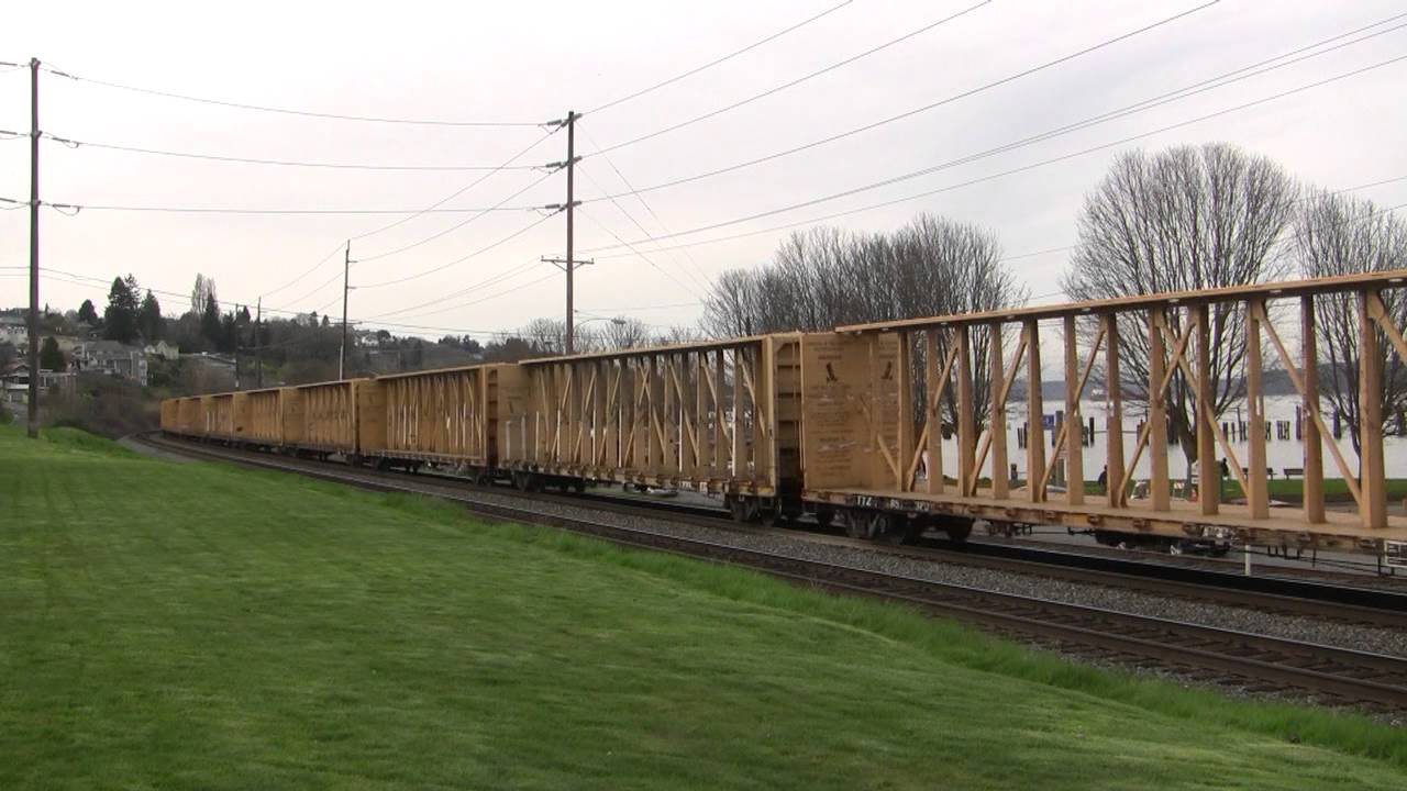 BNSF 7961 With GECX 2027 Lead A Manifest @ Old Town Tacoma, WA w Canon ...