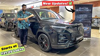 New❣️ MG Hector Plus Black Storm 2024 @21.25 Lakhs - What’s New?