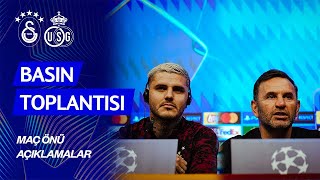 Teknik Direktörümüz Okan Buruk Ile Kaptanımız Mauro Icardinin, Maç Öncesi Basın Toplantısı