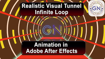 How to Create Realistic Visual Tunnel Infinite Loops Animation Videos in Adobe After Effects #adobe
