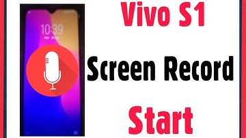 Vivo S1 | How To Start Screen Recording