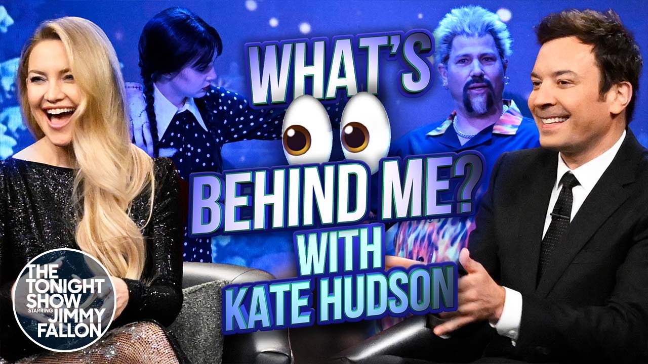 kæde specifikation indtryk What's Behind Me? with Kate Hudson | The Tonight Show Starring Jimmy Fallon  - YouTube