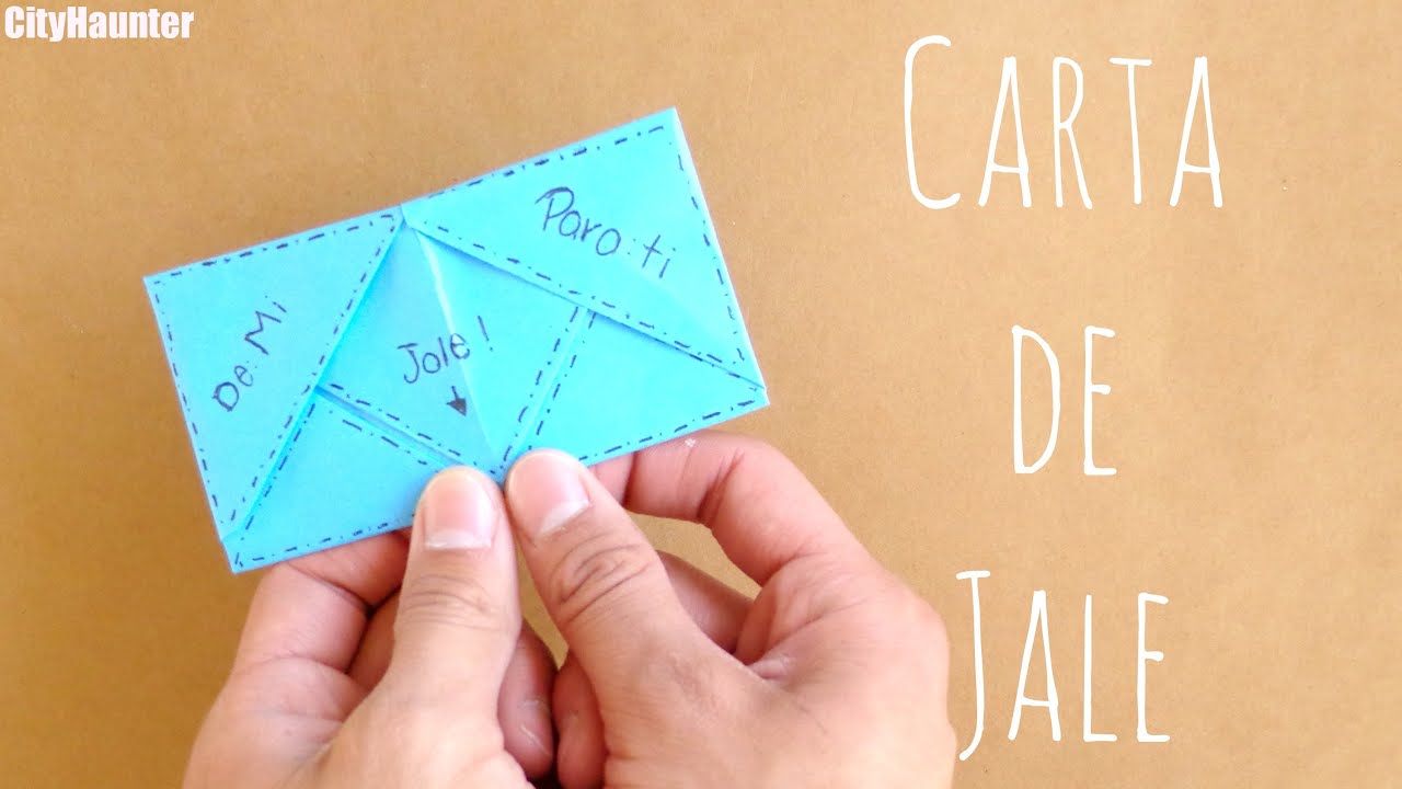 Como hacer una carta flexible con papel y cinta ✂️ Craftingeek 