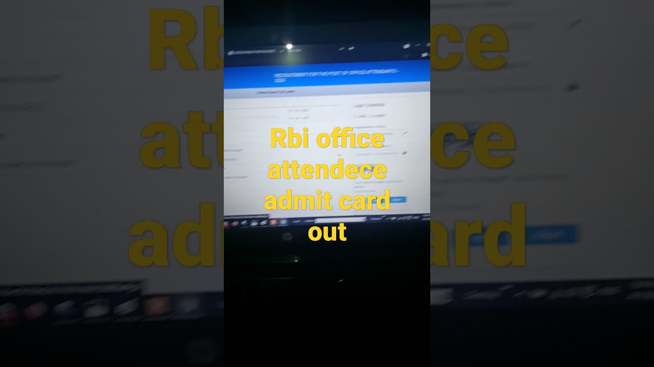 rbi/rbiofficeattendenceadmitcard/rbiadmitcard/rbiadmitcard/reserve Bank of India admit card download