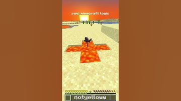 Minecraft logic #minecraft #relatable #gaming