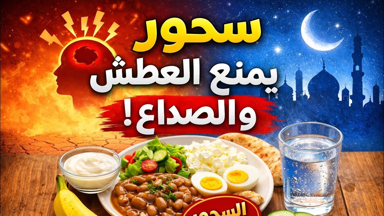 وداعًا للجوع والعطش في رمضان ❌ و اعرف السبب 