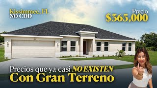 Brand New Modern Home for Only 365 000 in Kissimmee Florida Large Lot with Flexible HOA