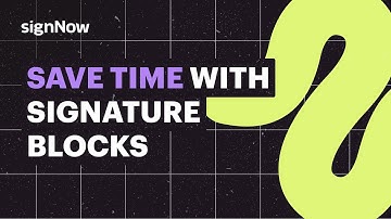 How to Add a Signature Block to your PDF with signNow?