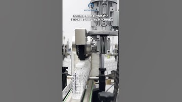 Double Side Sticker Labelling Machine #sticker #labelingmachine  #shorts