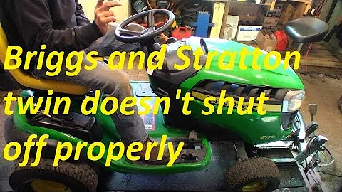 How to Fix Engine Shutdown Issue on John Deere E130 Riding Mower