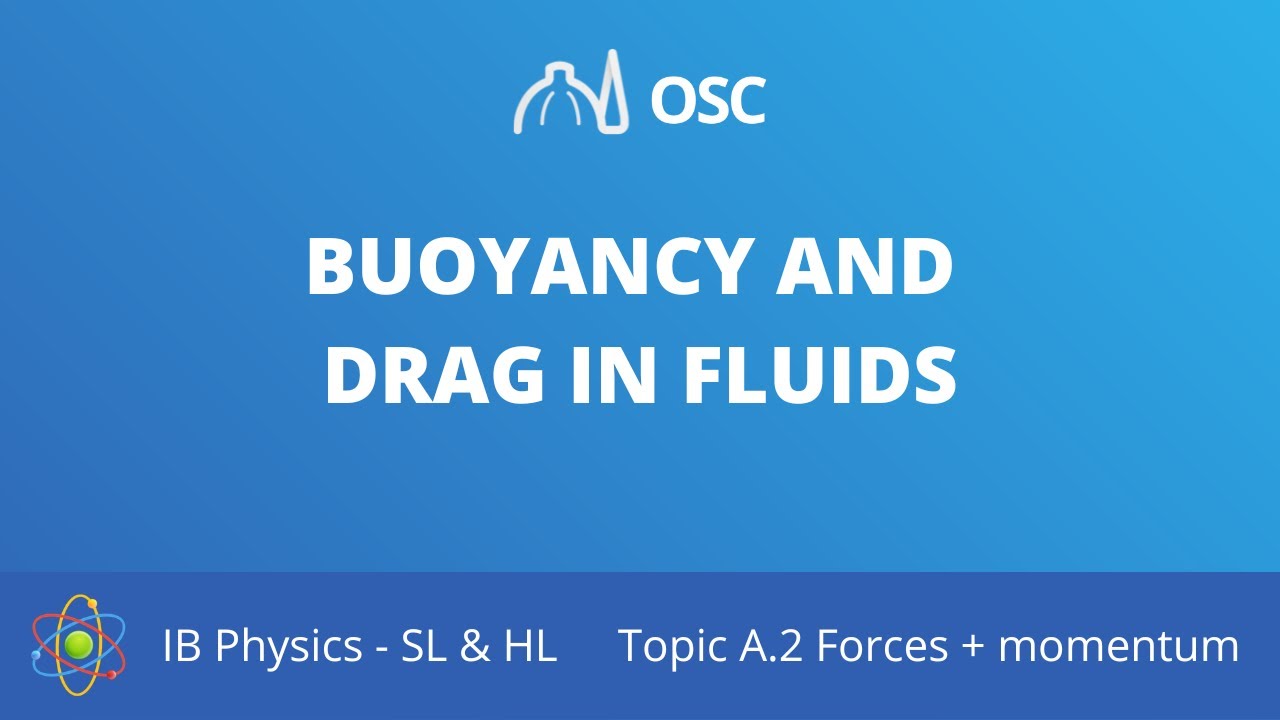 Buoyancy and drag in fluids [IB Physics SL/HL]