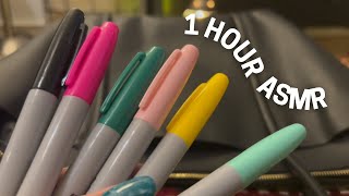 1 HOUR ASMR Fast tapping & scratching on purses and bags for sleep 😴