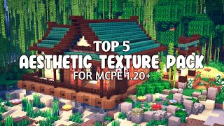 MCPE aesthetic TexturePack 1.20 Classic texture 