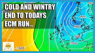 Ten Day Forecast Cold And Wintry End To Todays Ecm Run