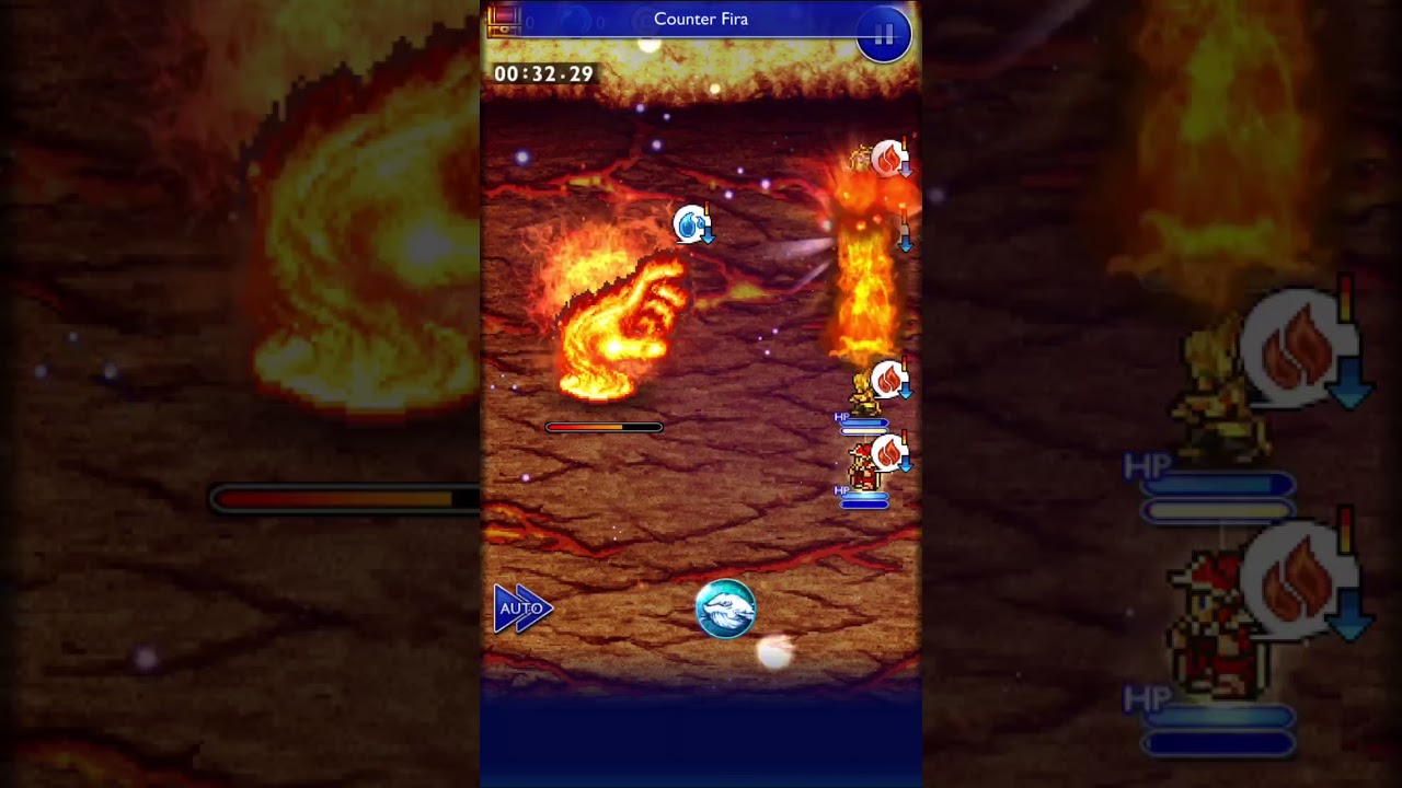 Final Fantasy Record Keeper - Fire Magicite - Liquid Flame 59s clear