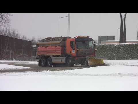 Snow Ploughing at Naas Ball and M7 Motorway Co.Kildare March 1st 2018