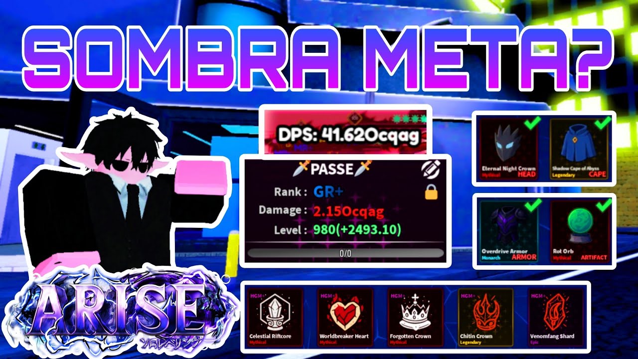 AS MELHORES BUILD DE SOMBRA DO ARISE CROSSOVER 