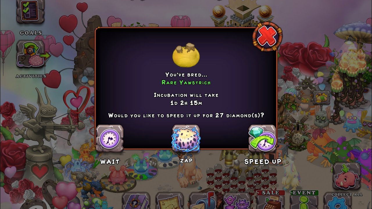 HOW TO BREED RARE YAWSTRICH! | my singing monsters - YouTube