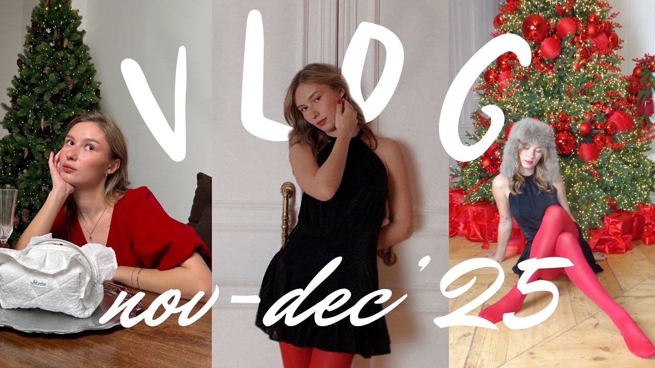 ноябрь-декабрь`25//влог мои будни: уник, фотосет, танцули, зубы мудрости, распаковки, болтаю