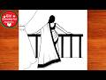 Girl drawing for kids / How to draw a girl easy step by step / girl drawing *