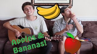 Apples and Bananas | Fun #StayAtHome Songs for Kids, Children and Toddlers