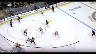 O-Zone faceoff Bos