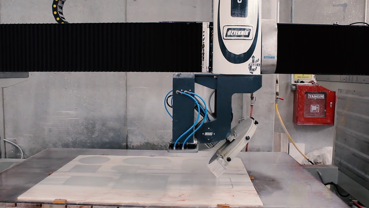 CRUX CNC Bridge Saw Machine / Özteknik Machine ⚙️🛠