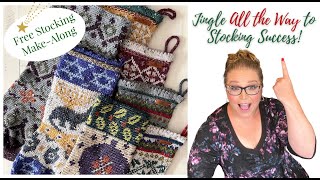 ✨🎄 Fun and easy Crochet and Knit Stockings |Merry Stitchmas Stocking Make-Along & VIP Course | 🎄 ✨