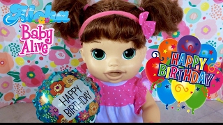 🎂 Birthday Party! Baby Alive Snackin