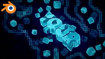 8 bit Colourful Blender Intro #60