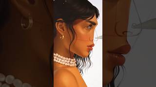 How I draw nose ♡ fast tutorial #digitalart #arttips #howtodraw