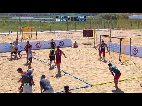 Iran Vs Argentina Preliminary Round 2018 IHF Men S Beach Handball World Championship 