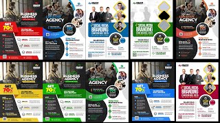 44  Business Conference and Workshop Flyers Photoshop Tutorial Part 1